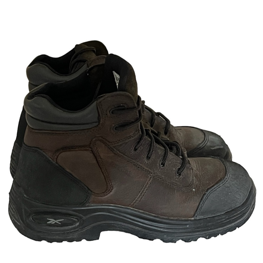 Reebok High Top Safety Steel Toe Shoes Sz 8 1/2